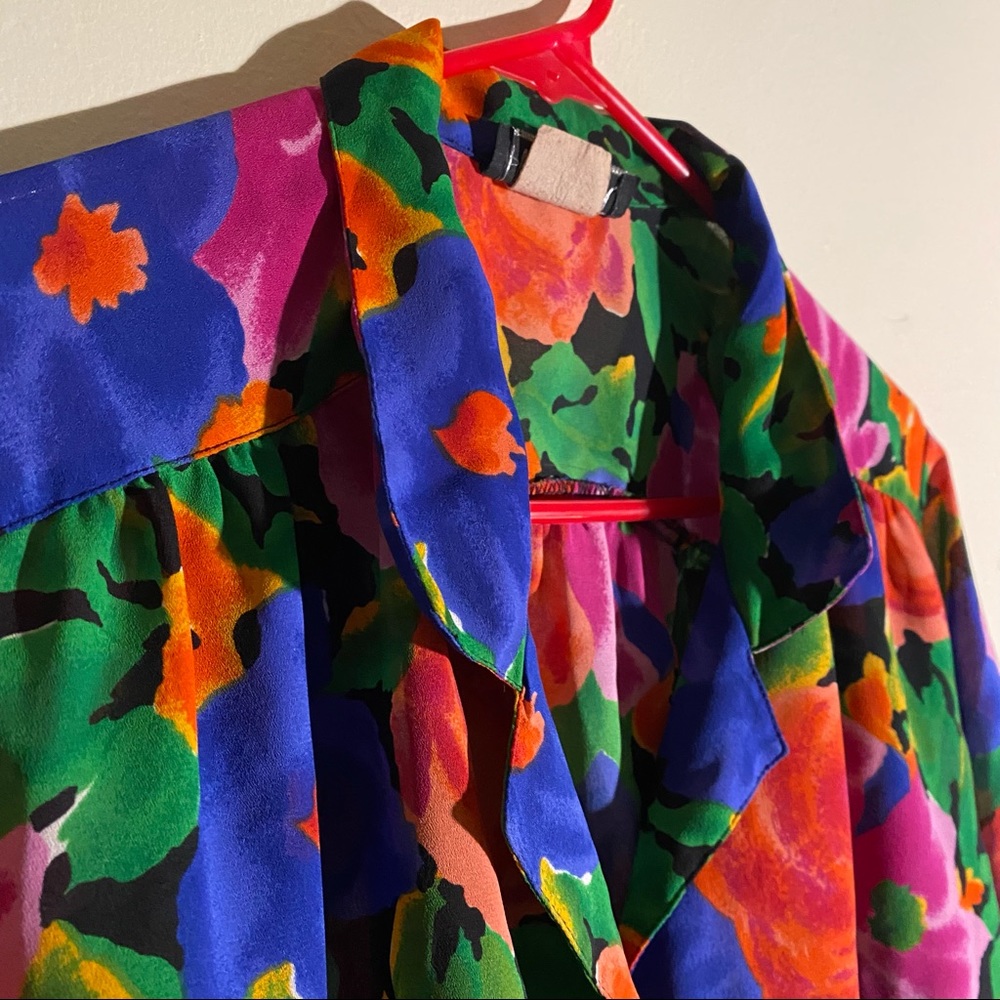Natalie Floral Button Down Top